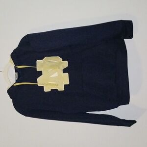 Notre Dame Football Navy and Yellow Hoodie